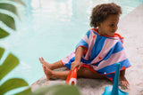 Strandponcho/ Cherry