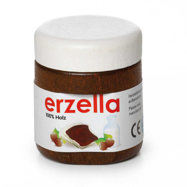 Schokocreme Erzella wooden toy with removable lid for imaginative play
