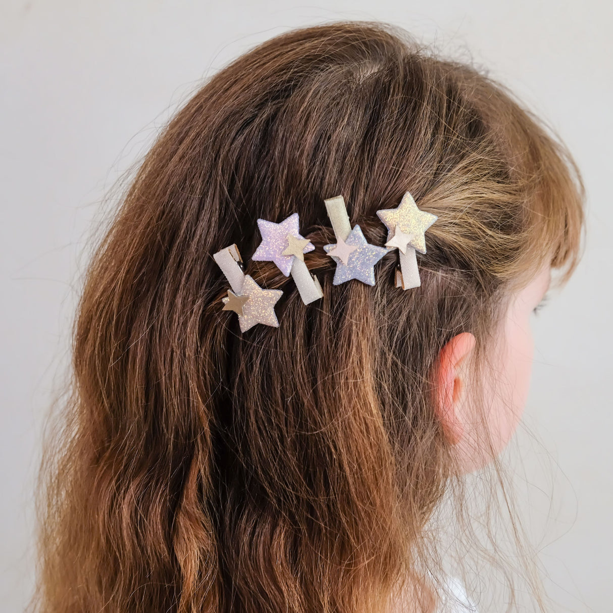 Haarclips Sterne