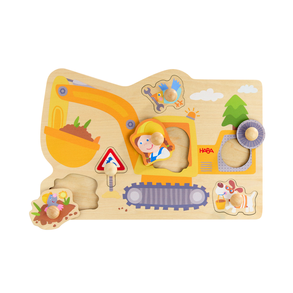Greifpuzzle Bagger