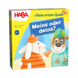 Meine ersten Spiele To Go kooperatives Kinderspiel mit Kuscheltieren und bunten Plättchen von HABA