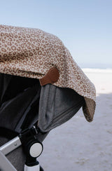 UV- Sonnenschutzdecke / Leopard Brown