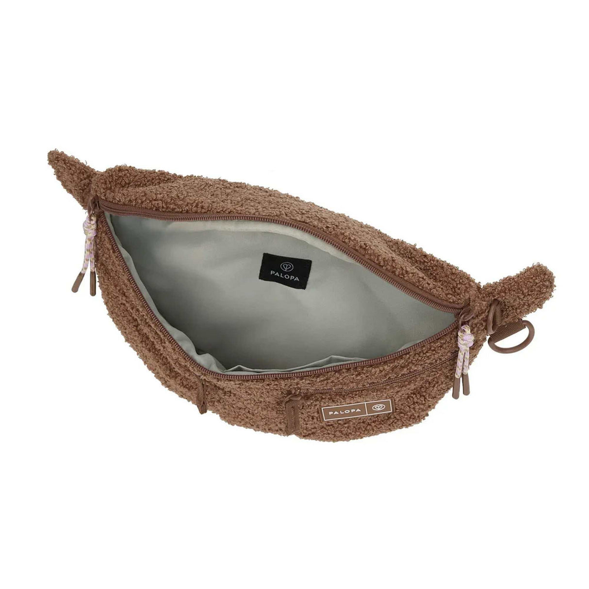 Leckerli Tasche Emma/ Teddy-Fleece brown