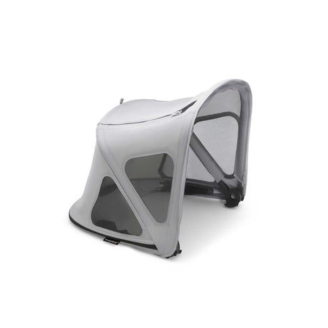 Bugaboo Fox 2 Sonnendach mit LSF 50+, Mesh-Fenstern und Moskitonetz in Nebelgrau