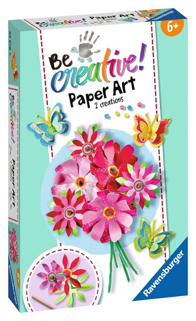 Paper Art Blumen & Schmetterlinge