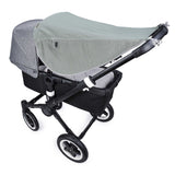 Sonnensegel JOHANNA green mit UV-Schutz 50+ und Seitenschutz für Kinderwagen und Buggys