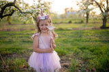 Einhorn-Kleid & Haarreif 5-6 Jahre