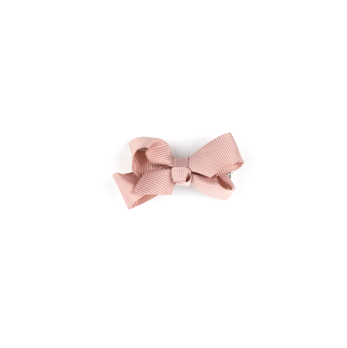 Haarspange Mini Schleife - altrosa