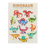 Abwaschbare Tattoos mit bunten Baby Dinosauriern für Kinderpartys und Feste
