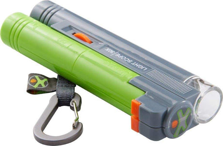 Terra Kids Mikroskop mit 30-facher Vergrößerung und LED-Licht, handliches Naturforscher Geschenk