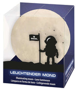 Leuchtender Mond als warmes Nachtlicht mit Timer und Ø 10 cm, ideal als Geschenk und für Kindergeburtstag