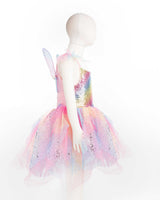 Kleid Regenbogenfee 5-6 Jahre