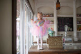 Kleid Regenbogenfee 5-6 Jahre