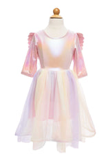 Einhorn-Kleid & Flügel & Haarreif 3-4 Jahre