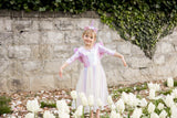 Einhorn-Kleid & Flügel & Haarreif 5-6 Jahre
