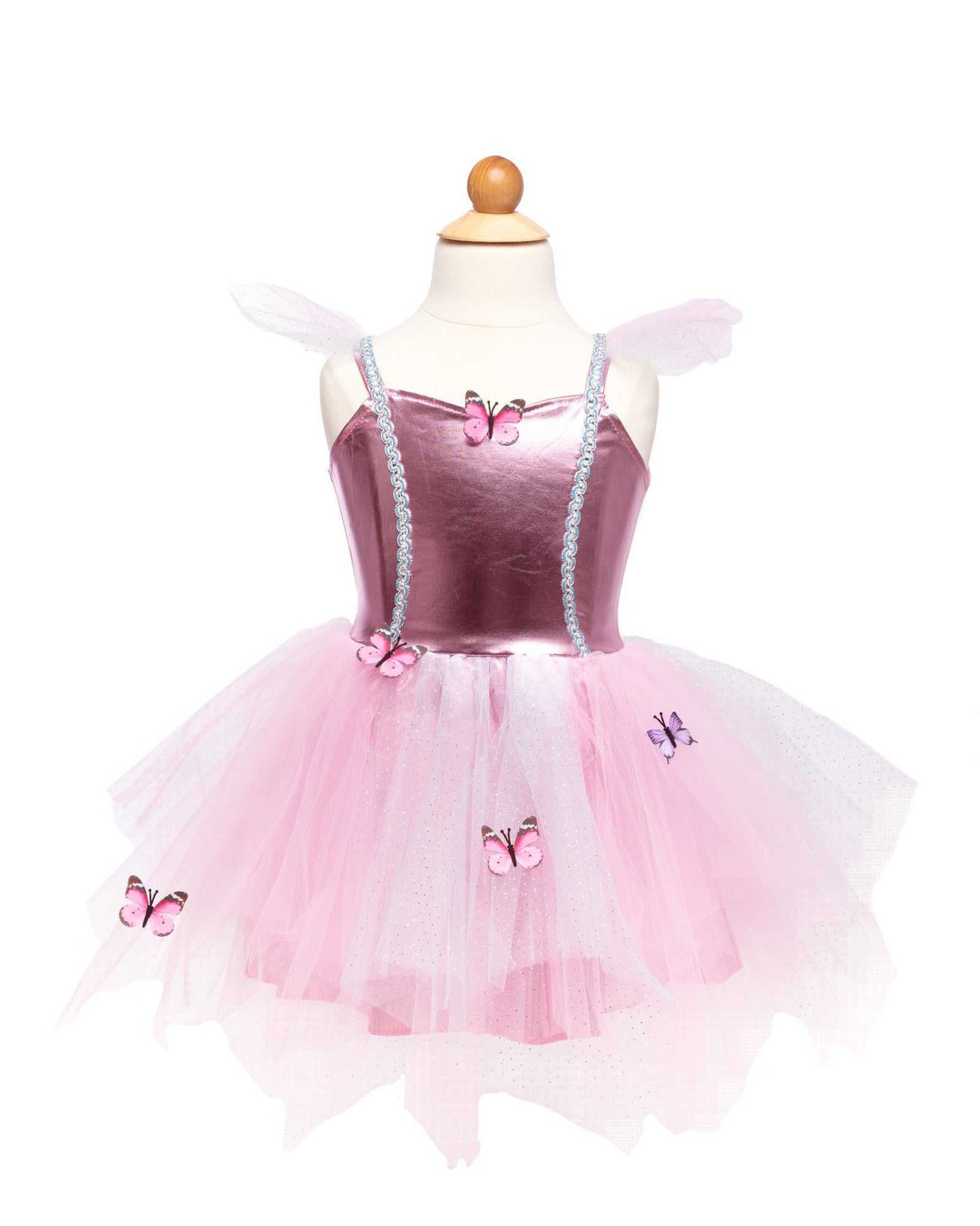 Schmetterlings-Kleid & Haarreif 5-6 Jahre