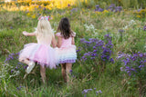 Schmetterlings-Kleid & Haarreif 5-6 Jahre