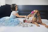 Blaues Paillettenkleid Prinzessin 3-4 Jahre
