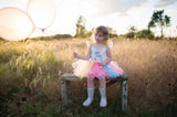 Geburtstagskleid & Haarreif 3-4 Jahre