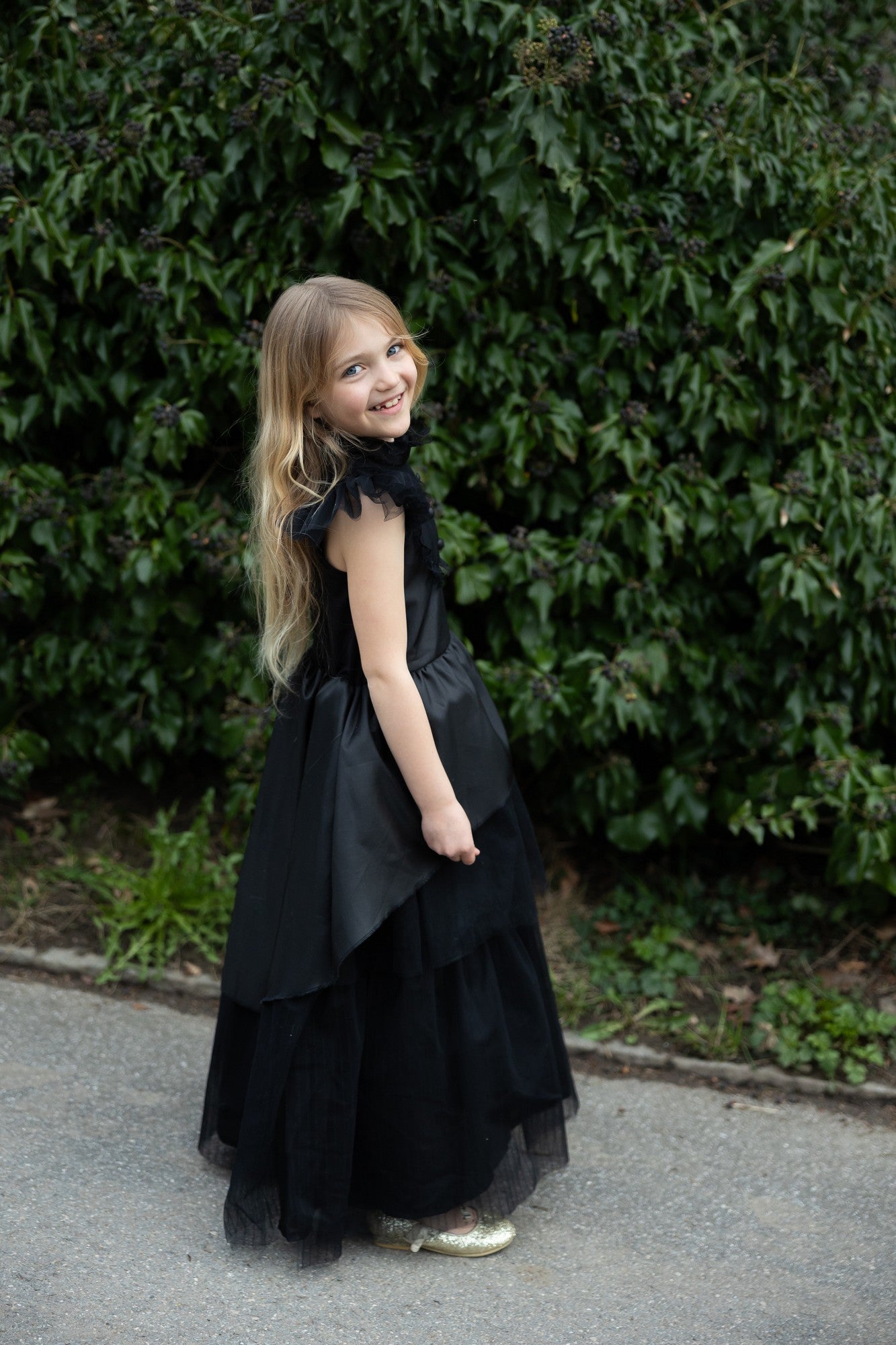 Gothic-Schabernack-Hexenkleid 9-10Jahre