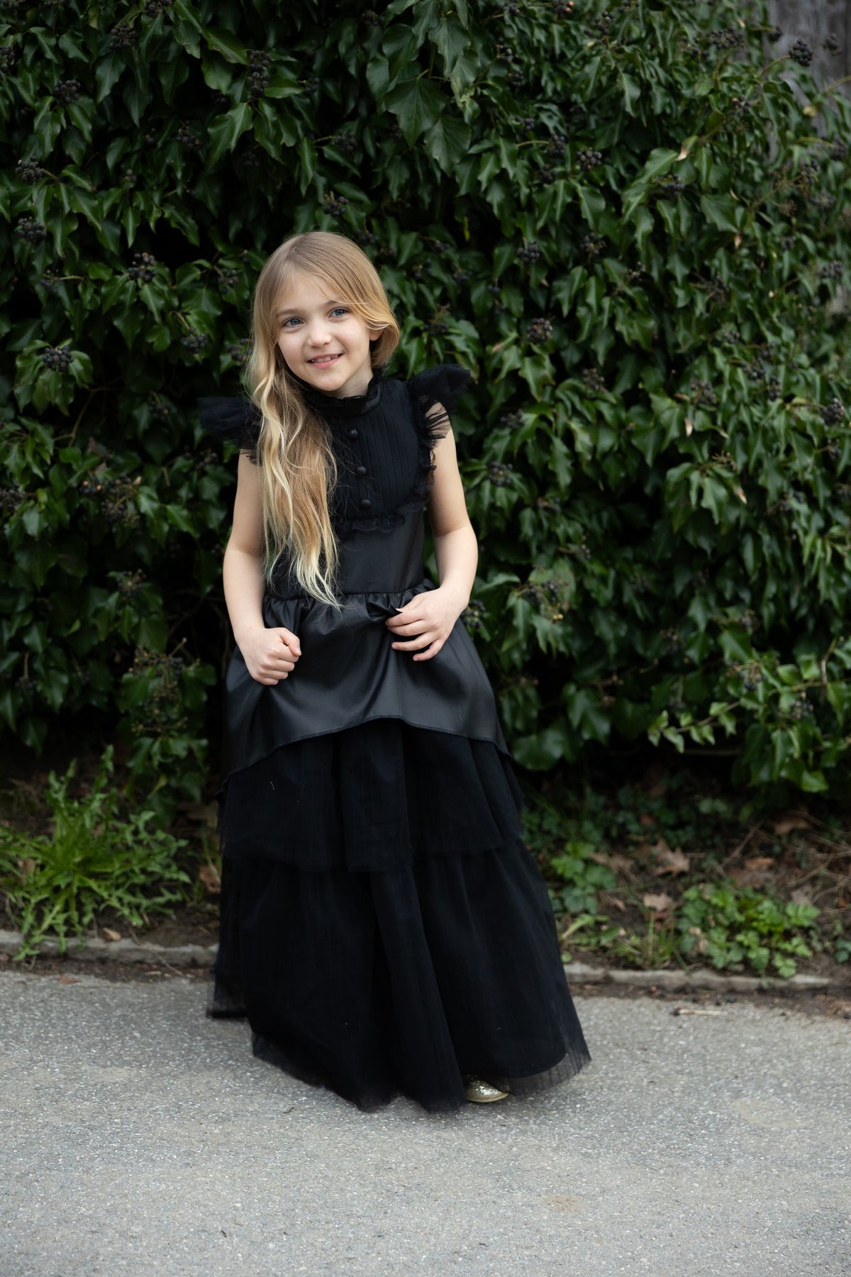 Gothic-Schabernack-Hexenkleid 9-10Jahre