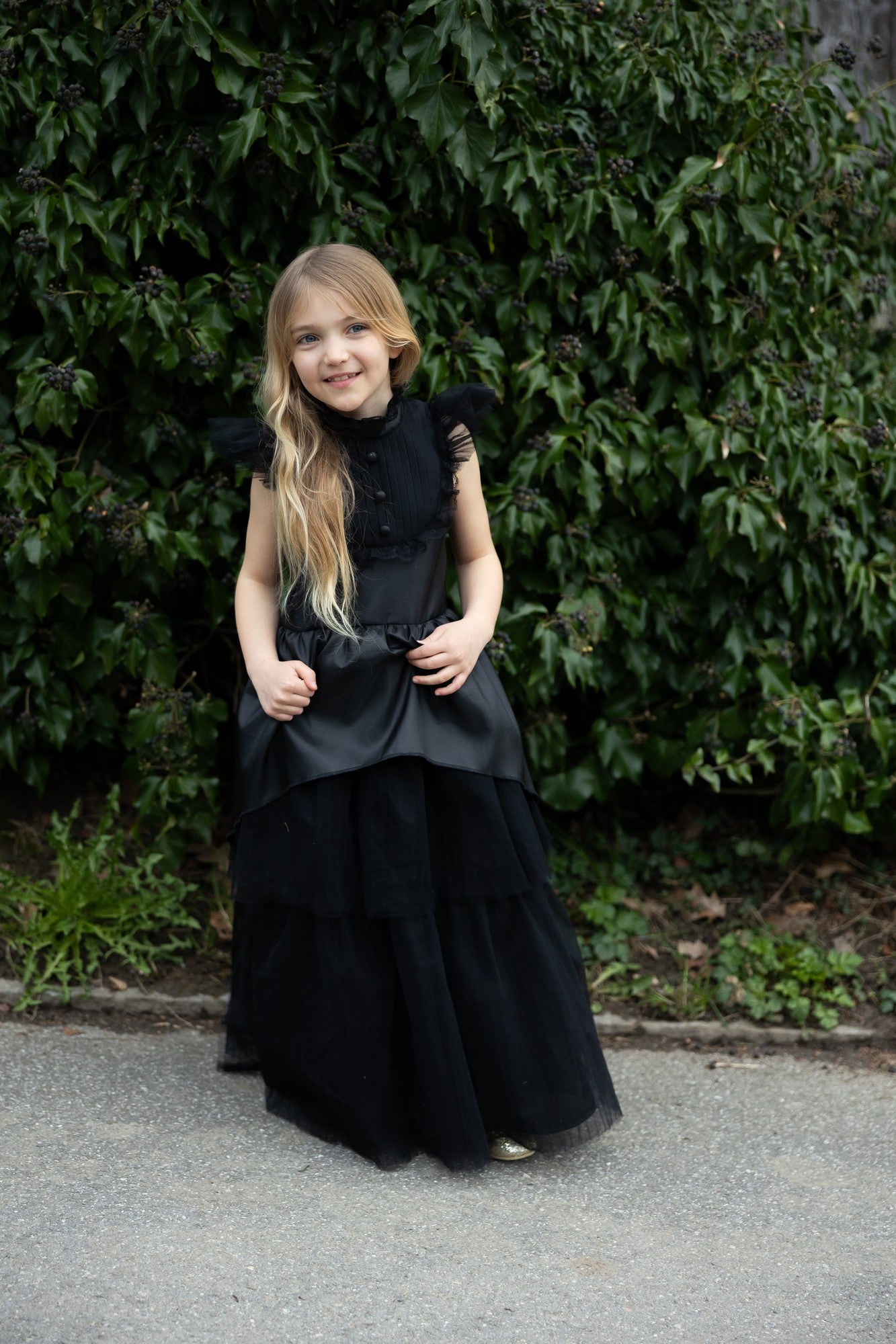 Gothic- Schabernack- Hexenkleid 7-8 Jahre