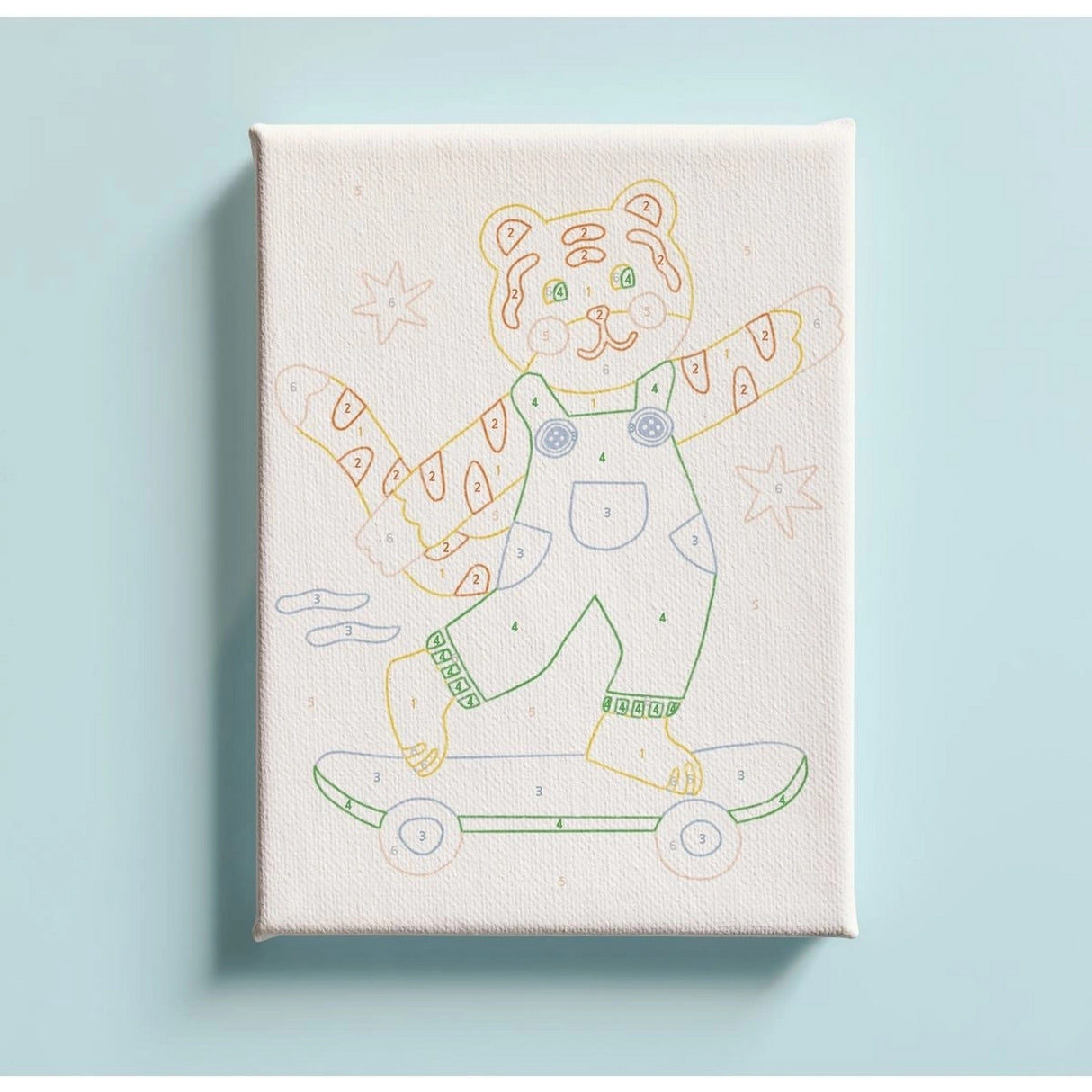 Malen nach Zahlen Set Kids - Titi Skate