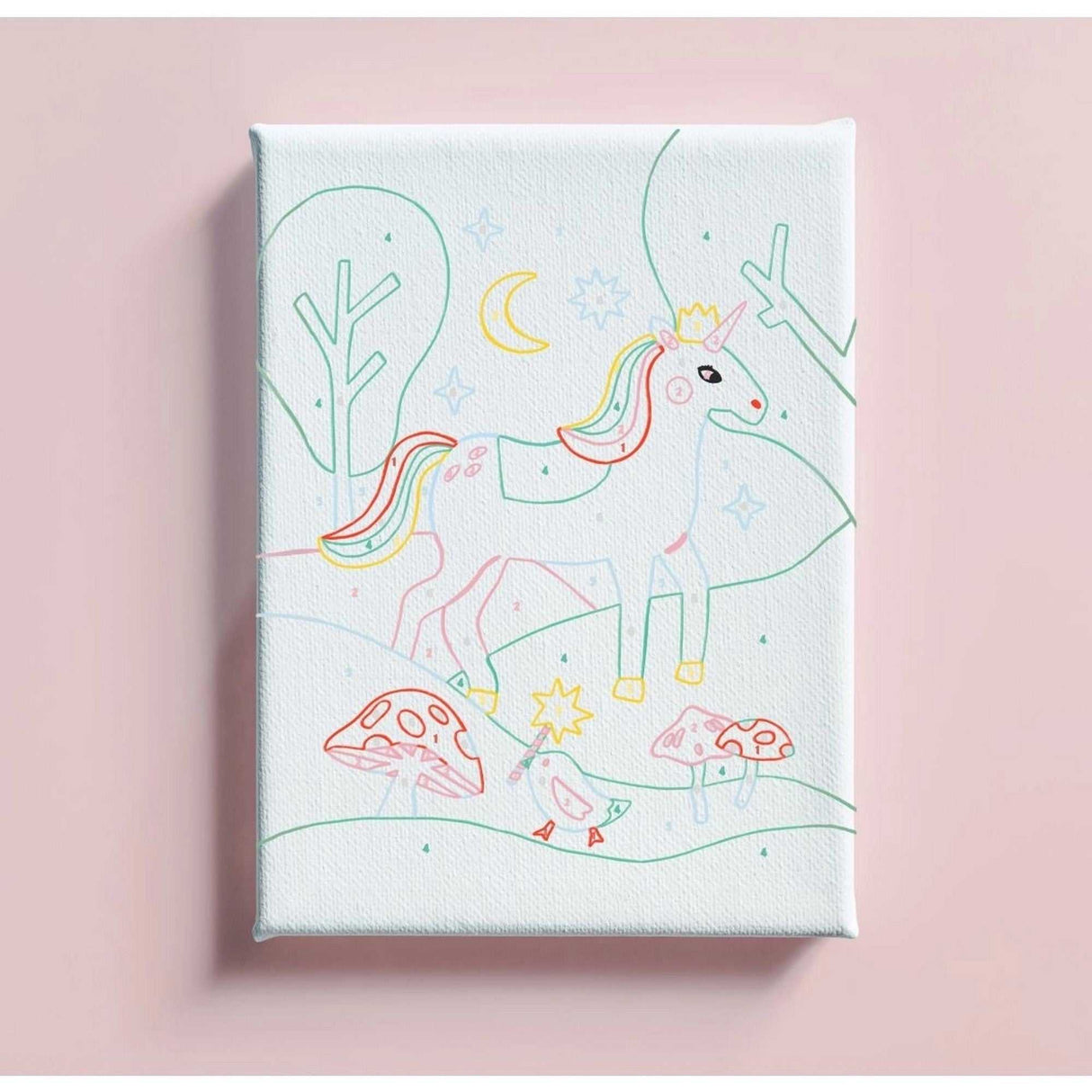 Malen nach Zahlen Set Kids - Einhorn