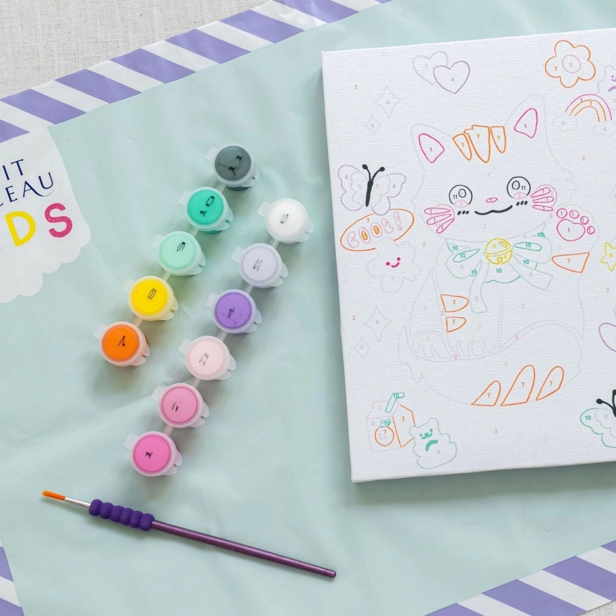 Malen nach Zahlen Set Kids - Maneki Neko