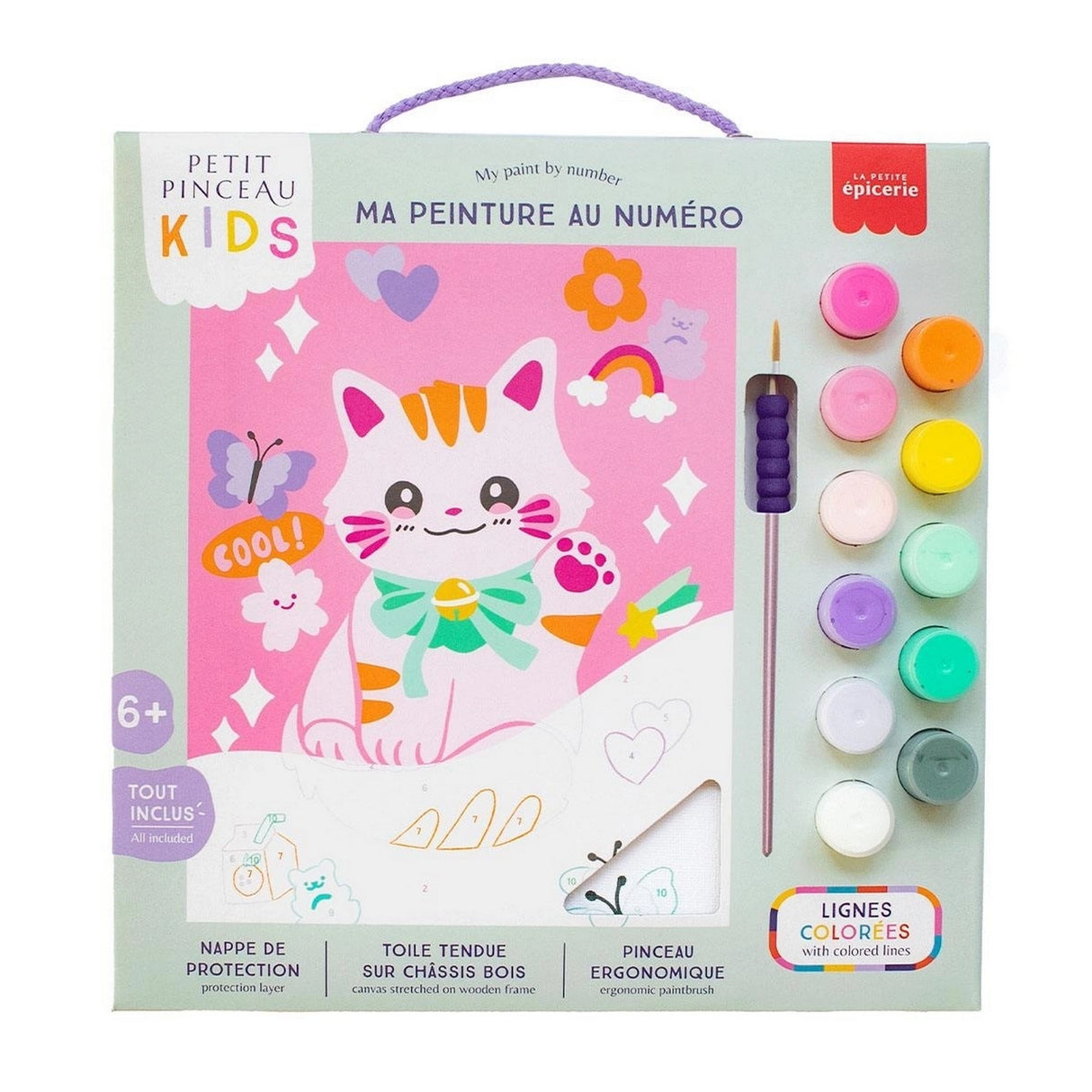 Malen nach Zahlen Set Kids - Maneki Neko
