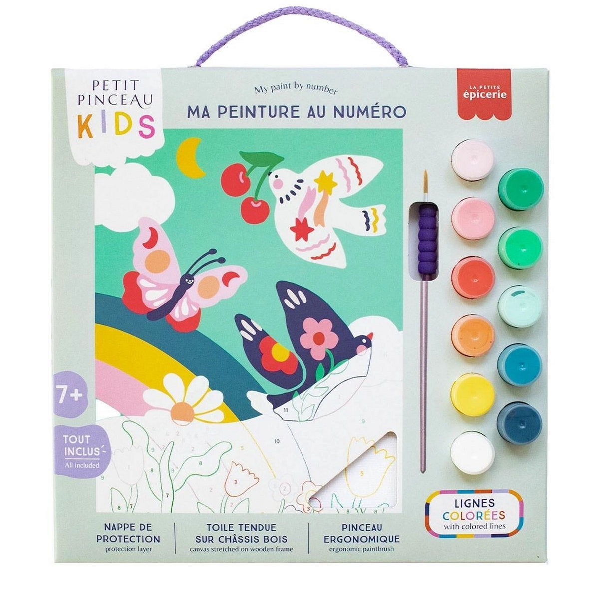 Malen nach Zahlen Set Kids - Frühling