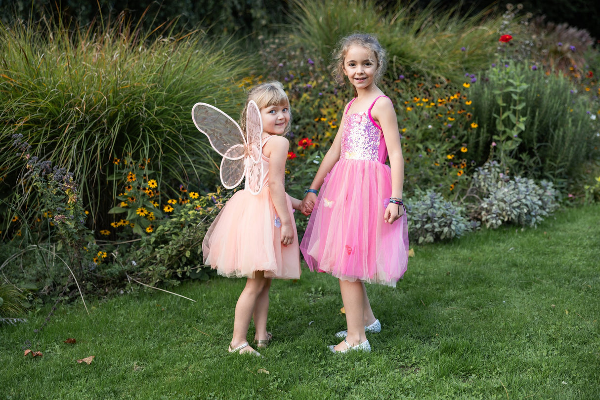 Schmetterlingskleid Pink 3-4 Jahre