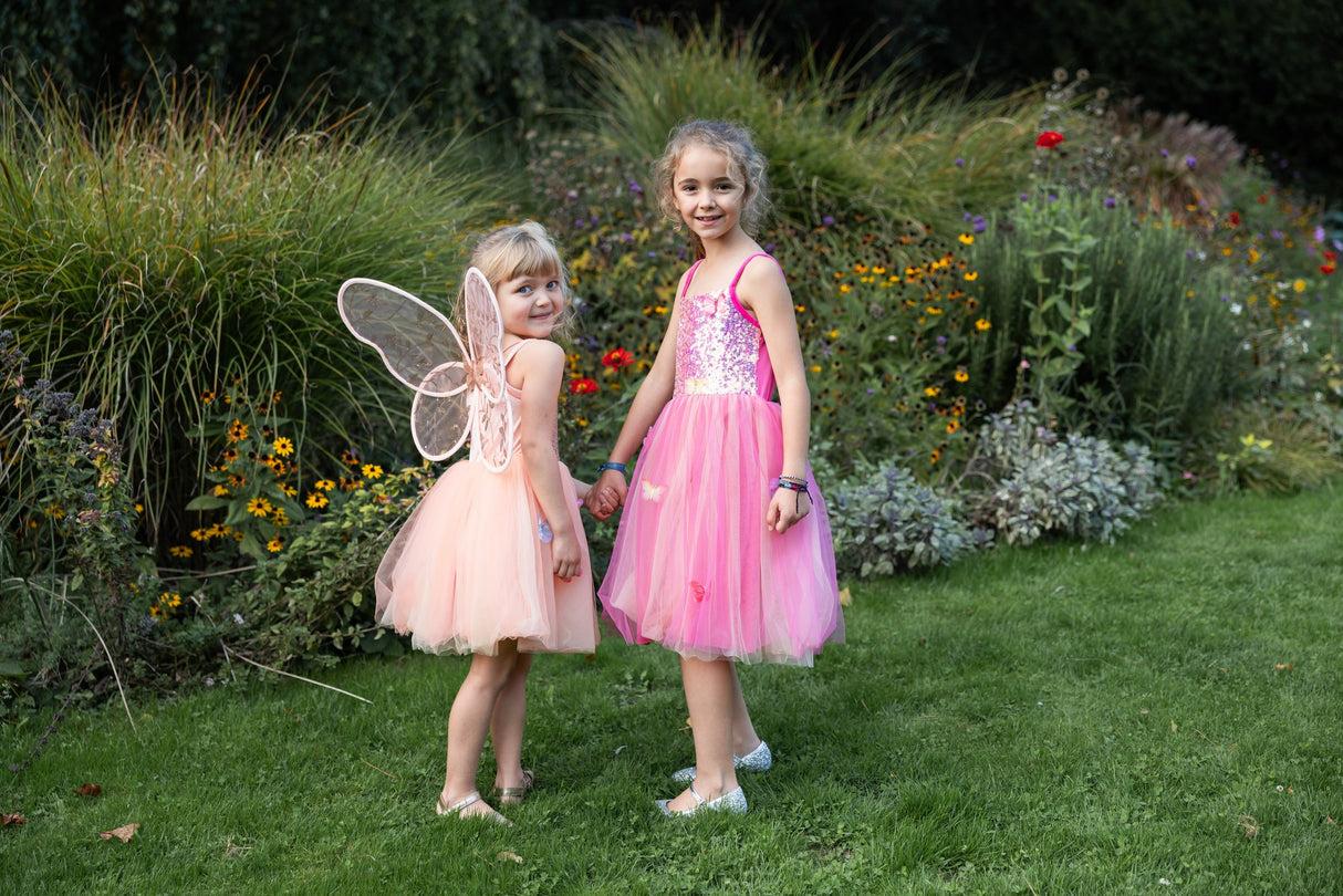 Schmetterlingskleid Pink 3-4 Jahre