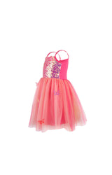 Schmetterlingskleid Pink 3-4 Jahre