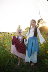 Bauernkleid blau 5-6 Jahre