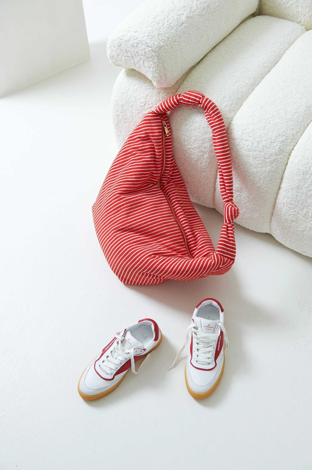 Lukkily Bag #1 Terry red/white