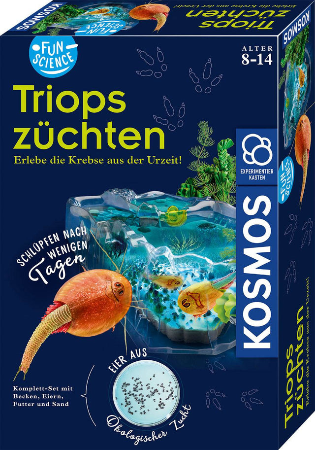 Kosmos Experimentierkasten zum Triops züchten für Kinder ab 8 Jahren mit Triops-Eiern und Anleitung