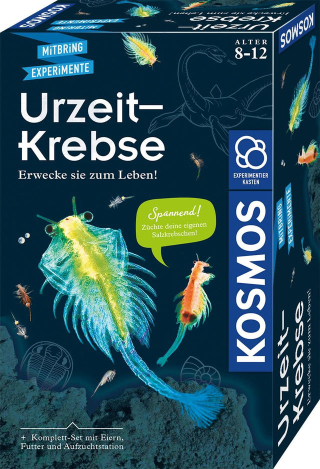 Urzeit-Krebse Aufzuchtset für Kinder mit Schritt-für-Schritt Anleitung und Experimenten von Kosmos