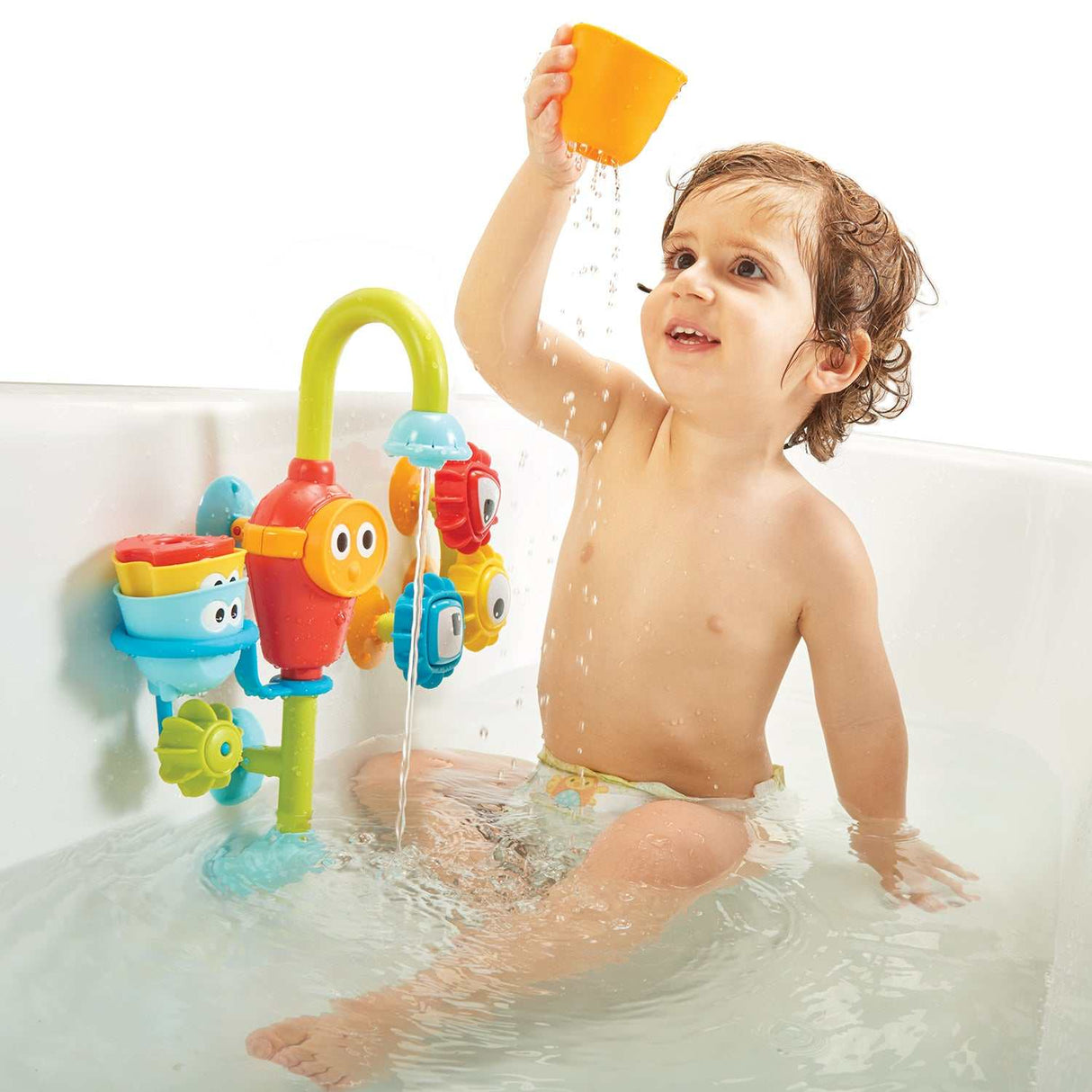 Badewannenspiel- Wasserdusche Spin 'N' Sort