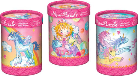 Mini-Puzzles Prinzessin Lillifee mit 40 Teilen in süßen Designs, geeignet ab 3 Jahren