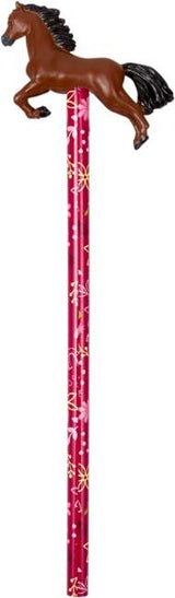 Pferde- Bleistift mit Topper