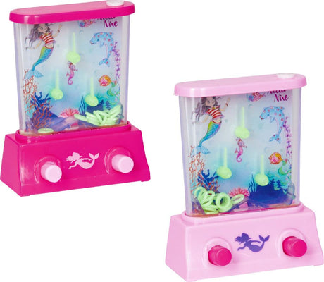 Wasserspiel Nella Nixe handliches Wasserspielzeug in rosa und pink mit Unterwasserdesign