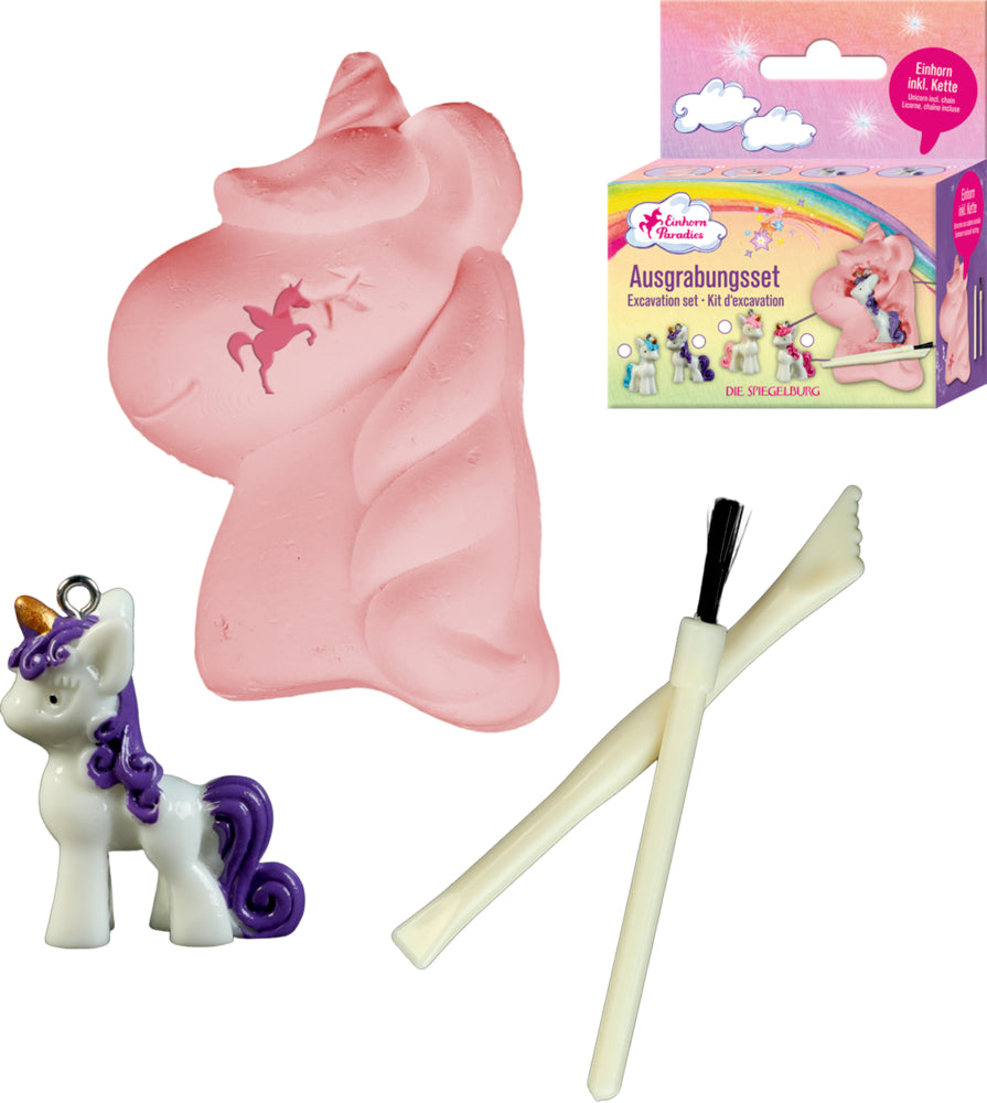 Mini Ausgrabungsset - Einhornparadies (1 Stück)