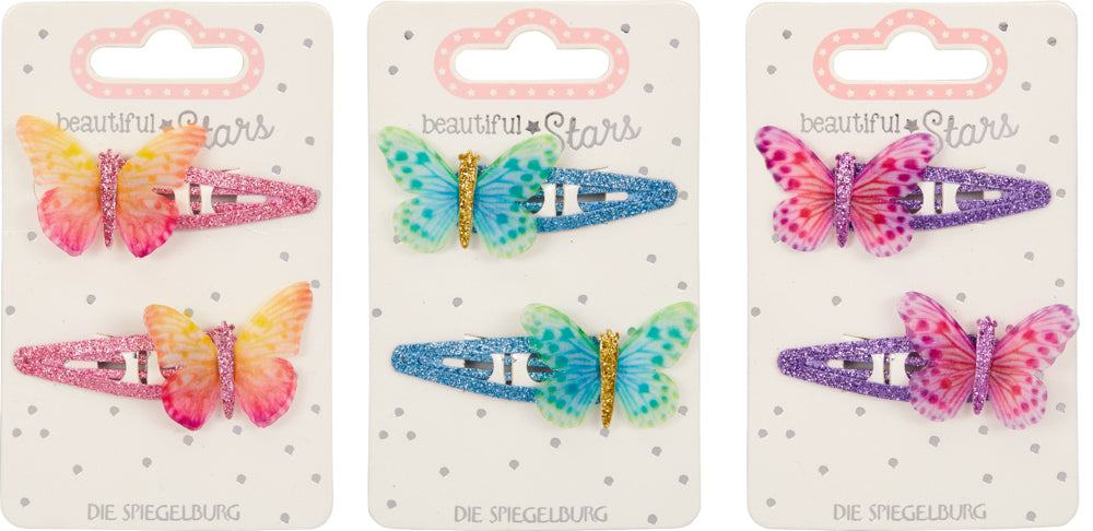 Haarclips Schmetterling  beautiful Stars (1 Set)