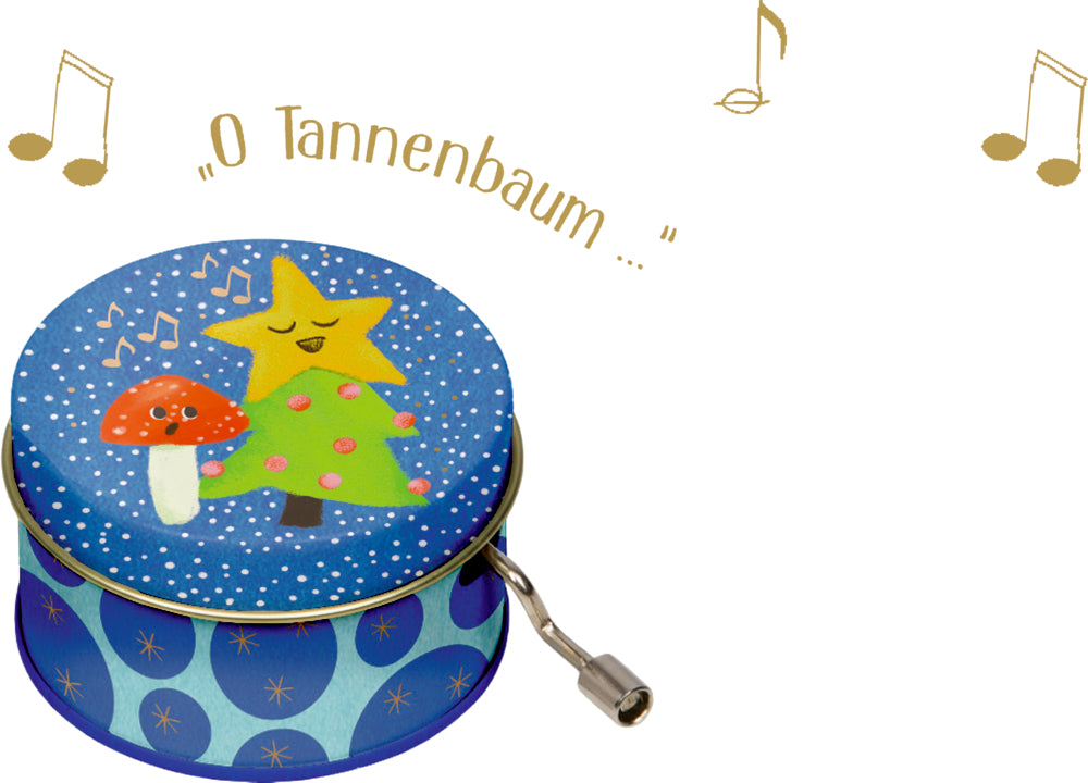 Metallspieluhr - Fröhliche Weihnachten (1Stück)