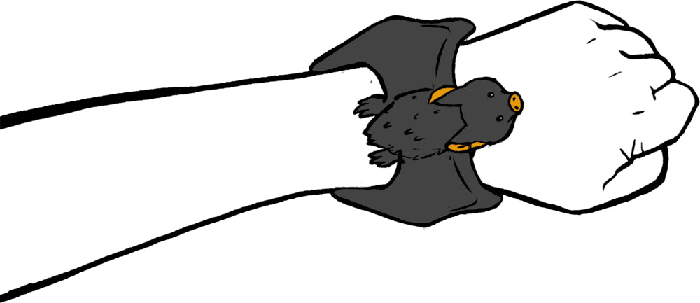 Fledermaus-Schnapparmband