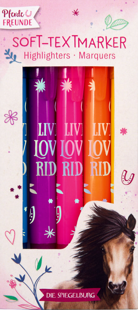 Soft-Textmarker - Pferdefreunde
