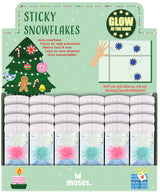 Nachtleuchtende Sticky Snowflakes (3er Set)