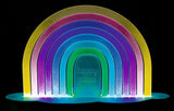 Buntes Regenbogenlicht