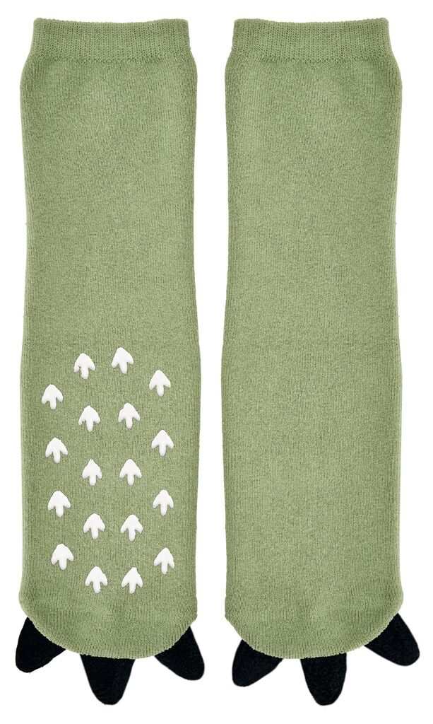 Dino Stoppersocken mit Krallen Dino